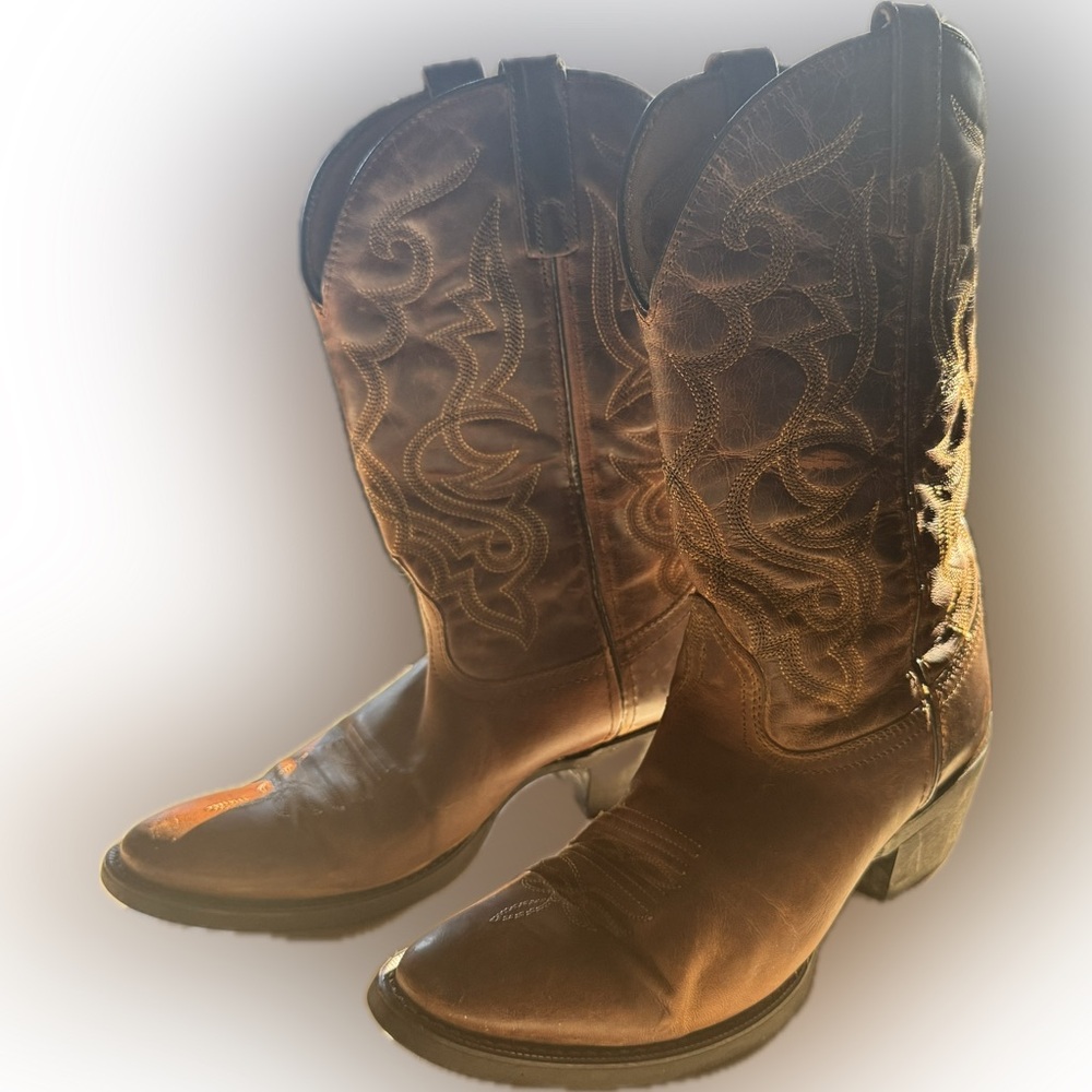 Laredo Embroidered Western Boots